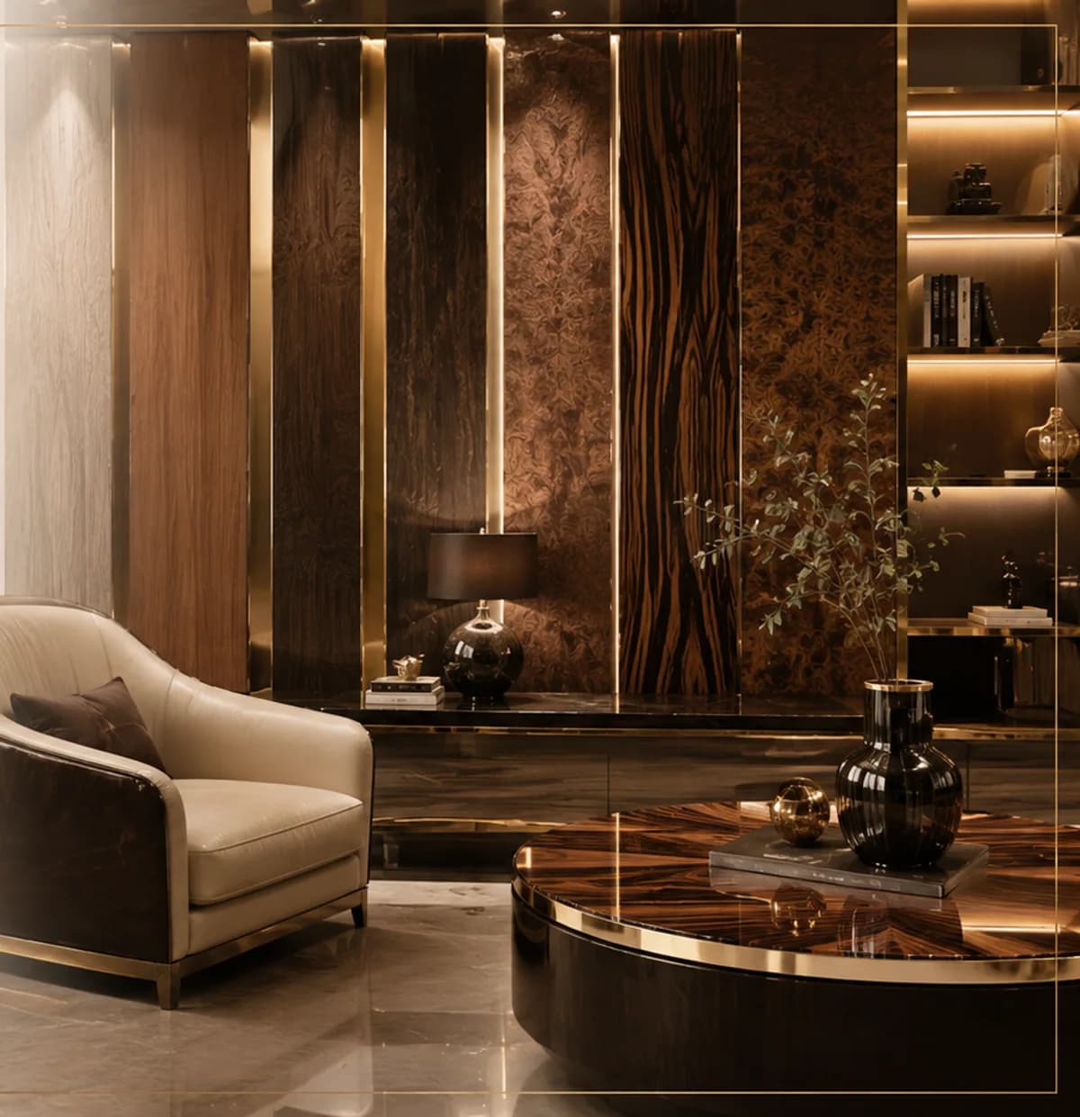 Laminates in a premium interior