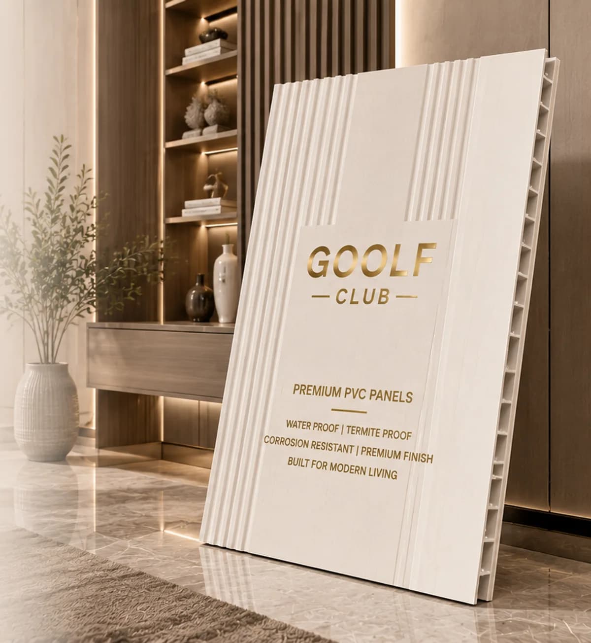 PVC Panels in a premium interior